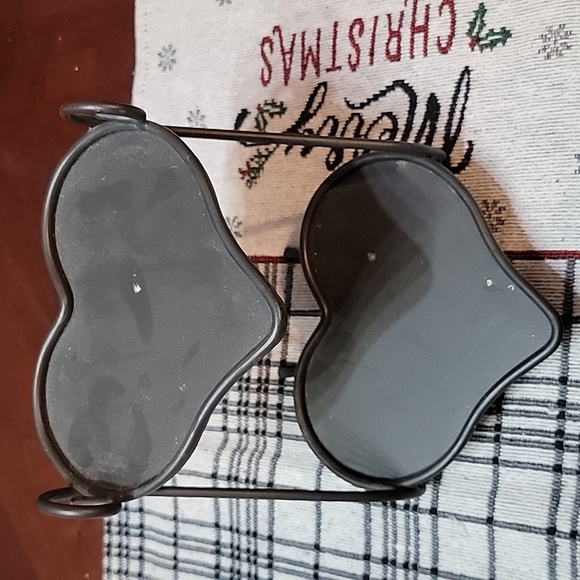 Longaberger Heart Baskets with Metal Stand - Picture 2 of 6